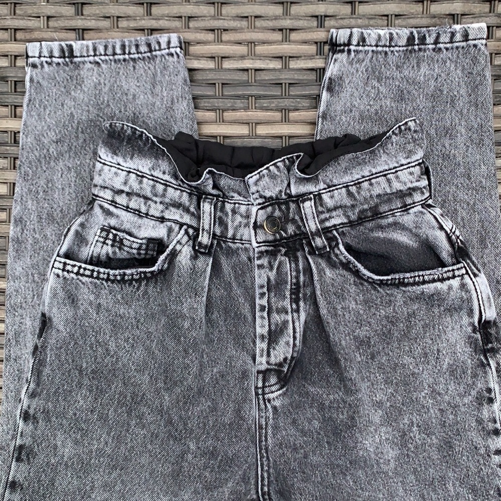 WE The Free Boyfriend Jeans - Acid Washed Black
